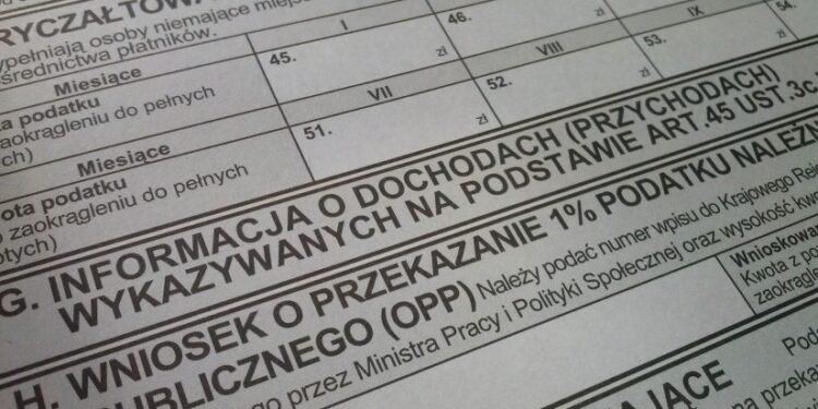 ZUS wysyła PIT-y. Możesz przekazać 1% na szczytny cel