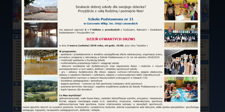 Dzień otwarty w SP nr 1 na Taczaka