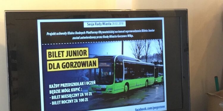 „Bilet Junior” ma dać nowych pasażerów