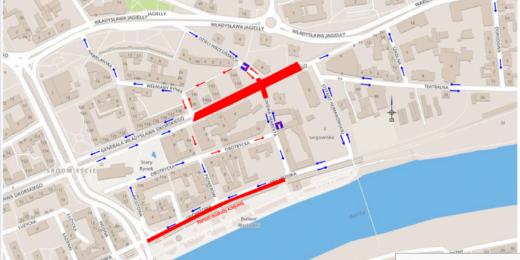 Nowe utrudnienia w centrum