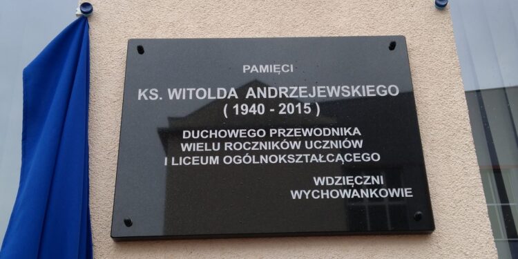 Pamięci ks. Witolda Andrzejewskiego