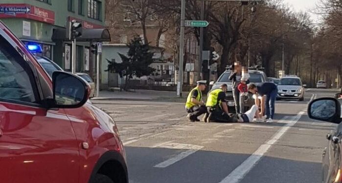 Potrącenie na ul. Kosynierów Gdyńskich