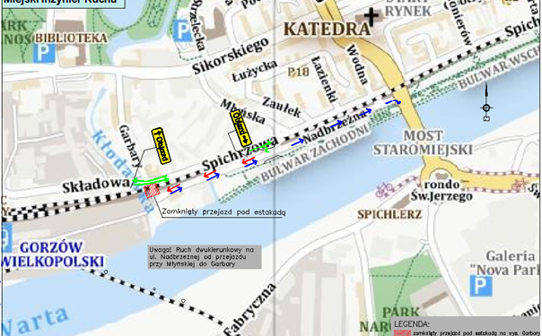 Zmiany w ruchu w okolicach Garbary