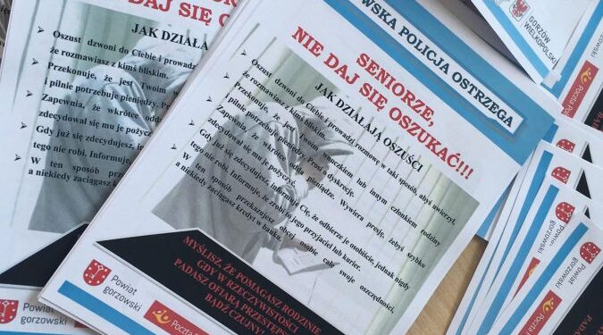 Seniorze, przeczytaj ulotkę!
