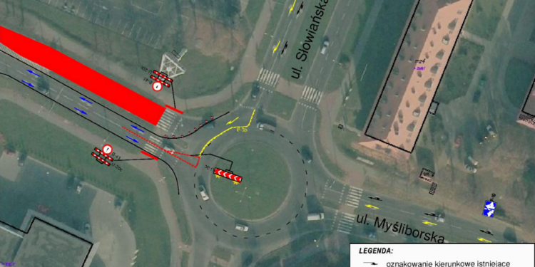 Na Myśliborskiej po nowej jezdni