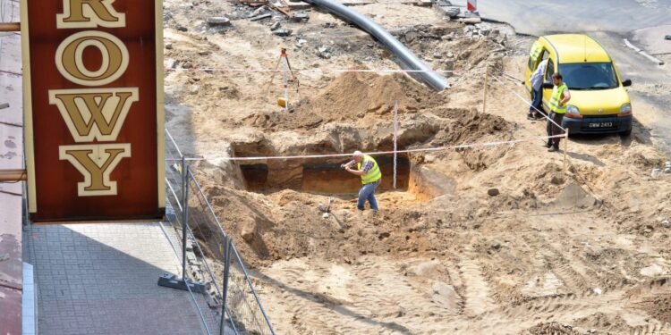 Znaleziska archeologiczne na Sikorskiego