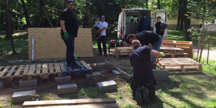 Trwa odbudowa spalonego „fyrtla”