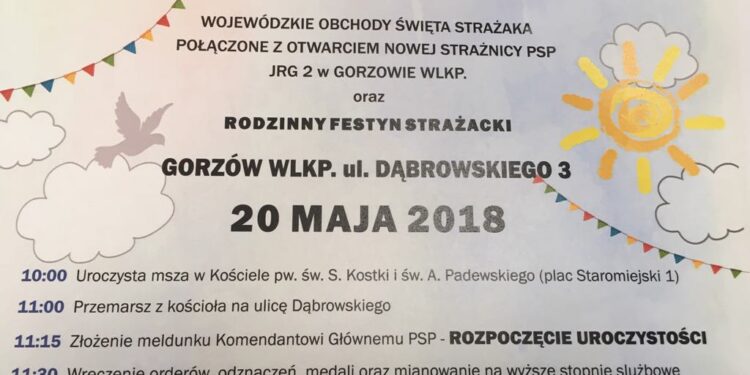 Strażacy zapraszają do wspólnego świętowania