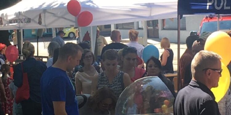 Rodzinny piknik na kwadracie