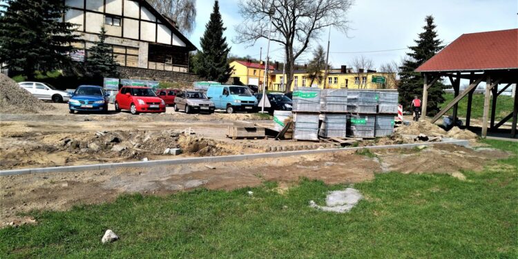 Trwa remont promenady w Santoku