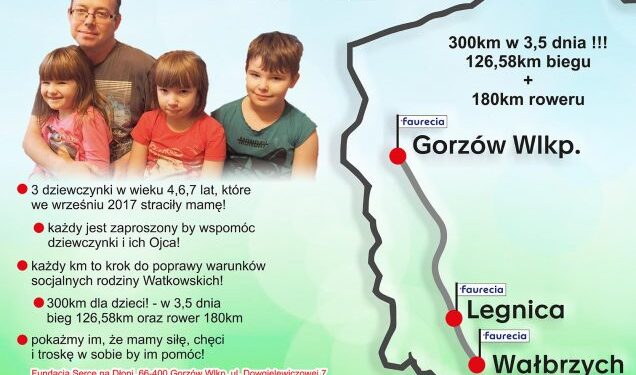 Charytatywny maraton Adama Szablewskiego na rzecz sióstr Watkowskich