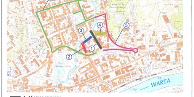 Utrudnienia w ruchu w centrum