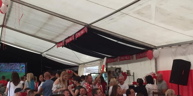 Mecz Polska – Senegal w strefie kibica