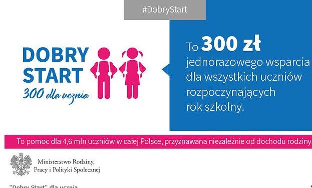 „Dobry start” – komunikat urzędu wojewódzkiego
