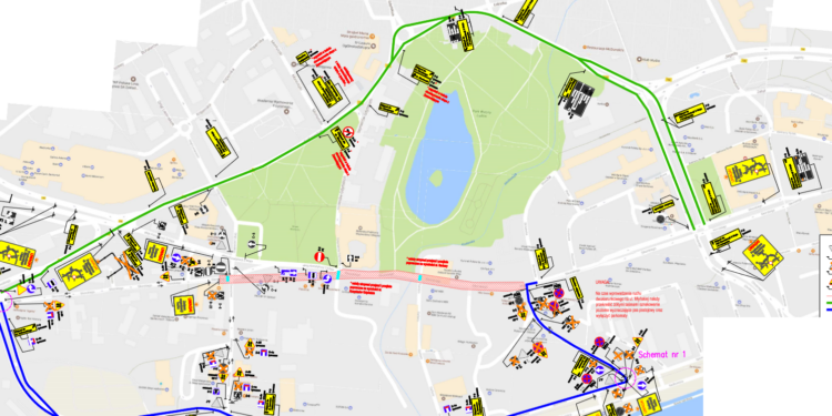 Zamknięcie skrzyżowania Sikorskiego z Dworcową