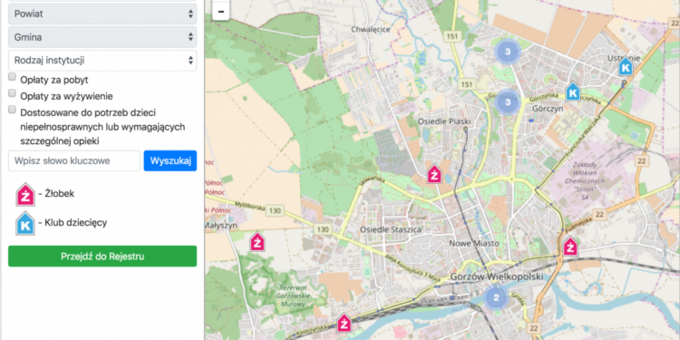 Sprawdź internetowo wolne miejsca w żłobkach