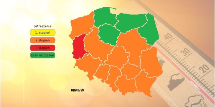 IMGW: najwyższe ostrzeżenie dla Lubuskiego