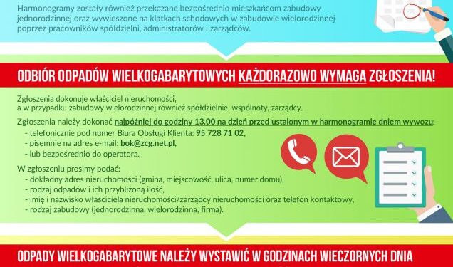 Biuro MG6 edukuje w sprawie śmieci gabarytowych
