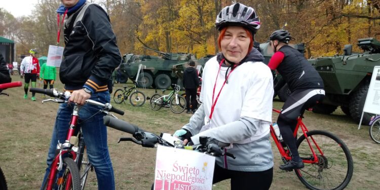 Cykliści w barwach narodowych