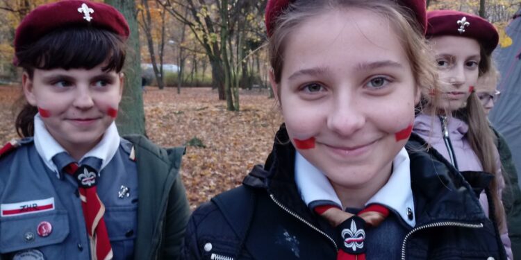 Harcerze świętują niepodległość