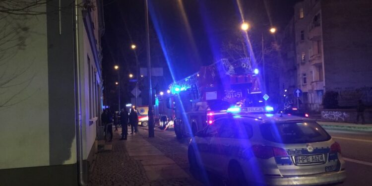 Pożar mieszkania przy Kosynierów Gdyńskich