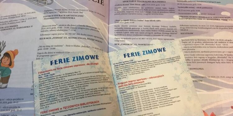 Miejskie ferie – rozkład jazdy