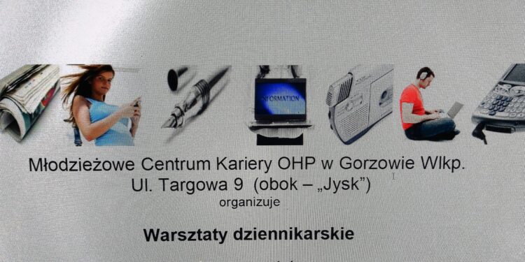 Warsztaty dziennikarskie dla słuchaczy OHP w Gorzowie