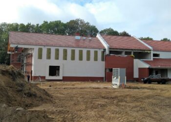 Budynek Centrum Kultury w Kłodawie na ukończeniu