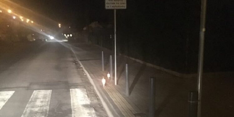 Śmiertelne potrącenie pieszego na Staszica