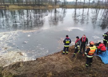 Utonął operator koparki