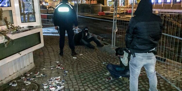 Zatrzymani na gorącym uczynku