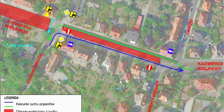 Nowy etap prac na Kazimierza Wielkiego