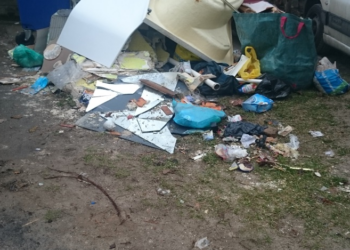 Mandat za wyrzucenie odpadów budowlanych