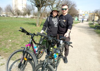 Rowerzyści na ulicach Gorzowa