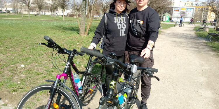 Rowerzyści na ulicach Gorzowa