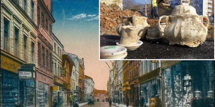 Wykopana porcelana pochodziła… ze sklepu