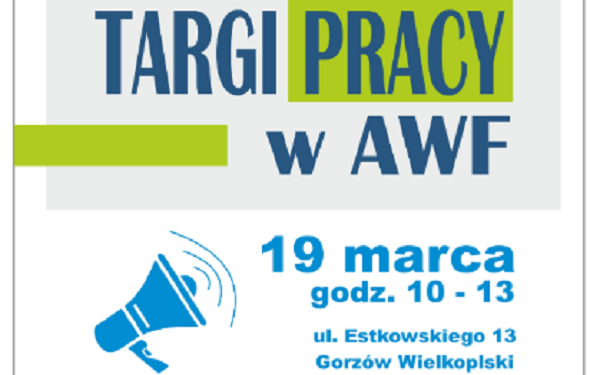 AWF zaprasza na targi pracy