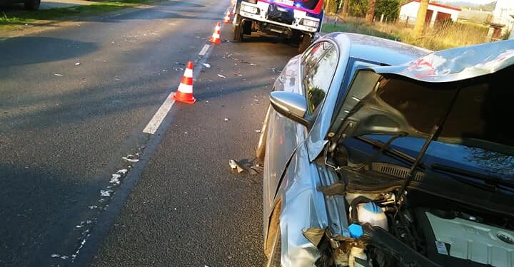 Stłuczka trzech aut w Jeninie