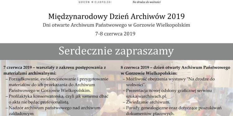 Dni Otwarte Archiwum Państwowego w Gorzowie