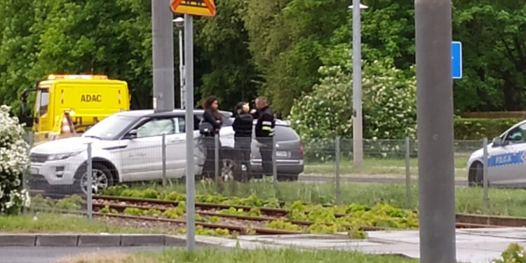 Kolizja na ul. Walczaka