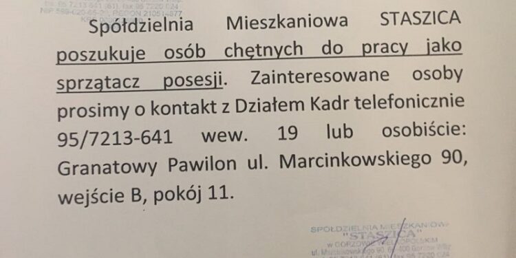 Dozorcy pilnie poszukiwani