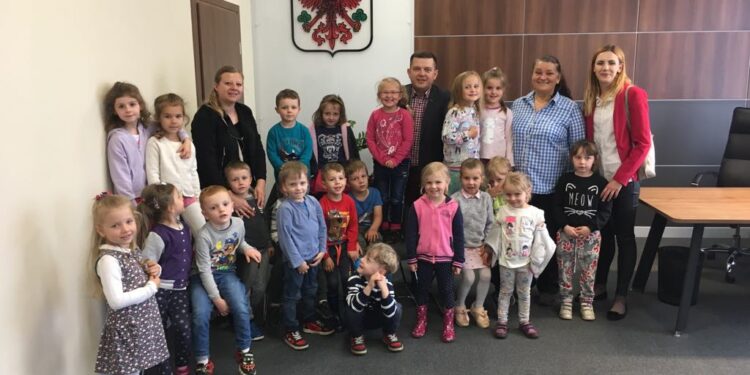 Przedszkolaki u prezydenta