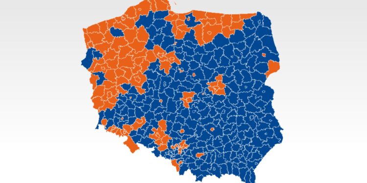Wyniki wyborów do PE na interaktywnych mapach
