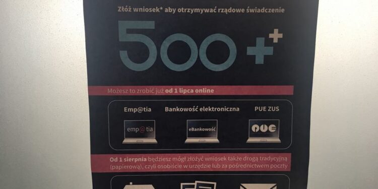 500+ na każde dziecko