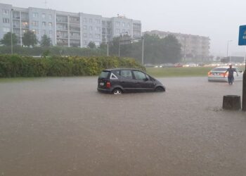 Gorzowskie ulice znów pod wodą