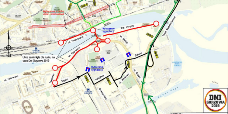 Dni Gorzowa – zmiana organizacji ruchu