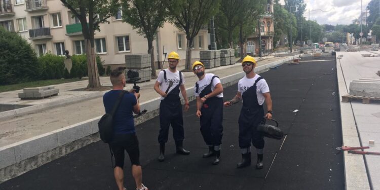 Gorzów w budowie w teledysku