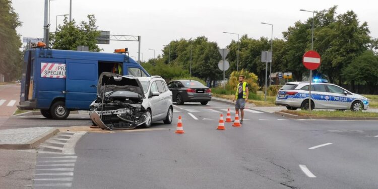 Wypadek przy rondzie Sybiraków