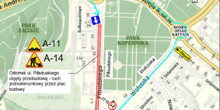 Zmiany na ulicy Piłsudskiego