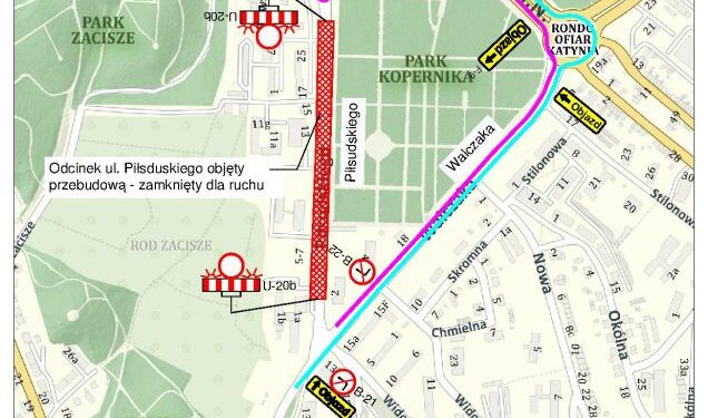 Utrudnienia na Piłsudskiego